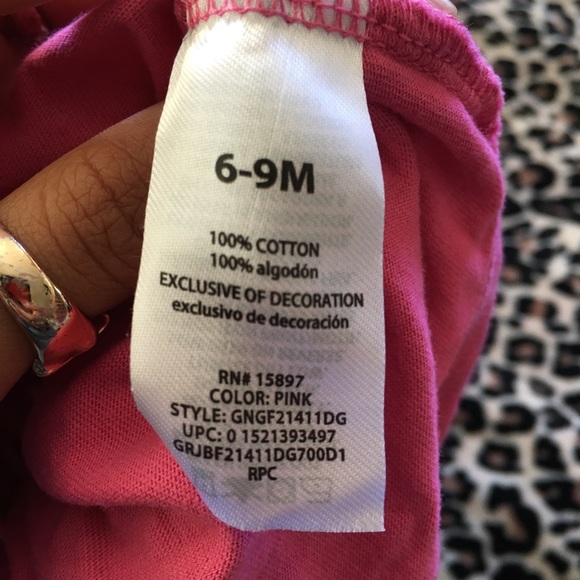 Pink onesie, garanimals onesie, little bossy onesie - Picture 4 of 4